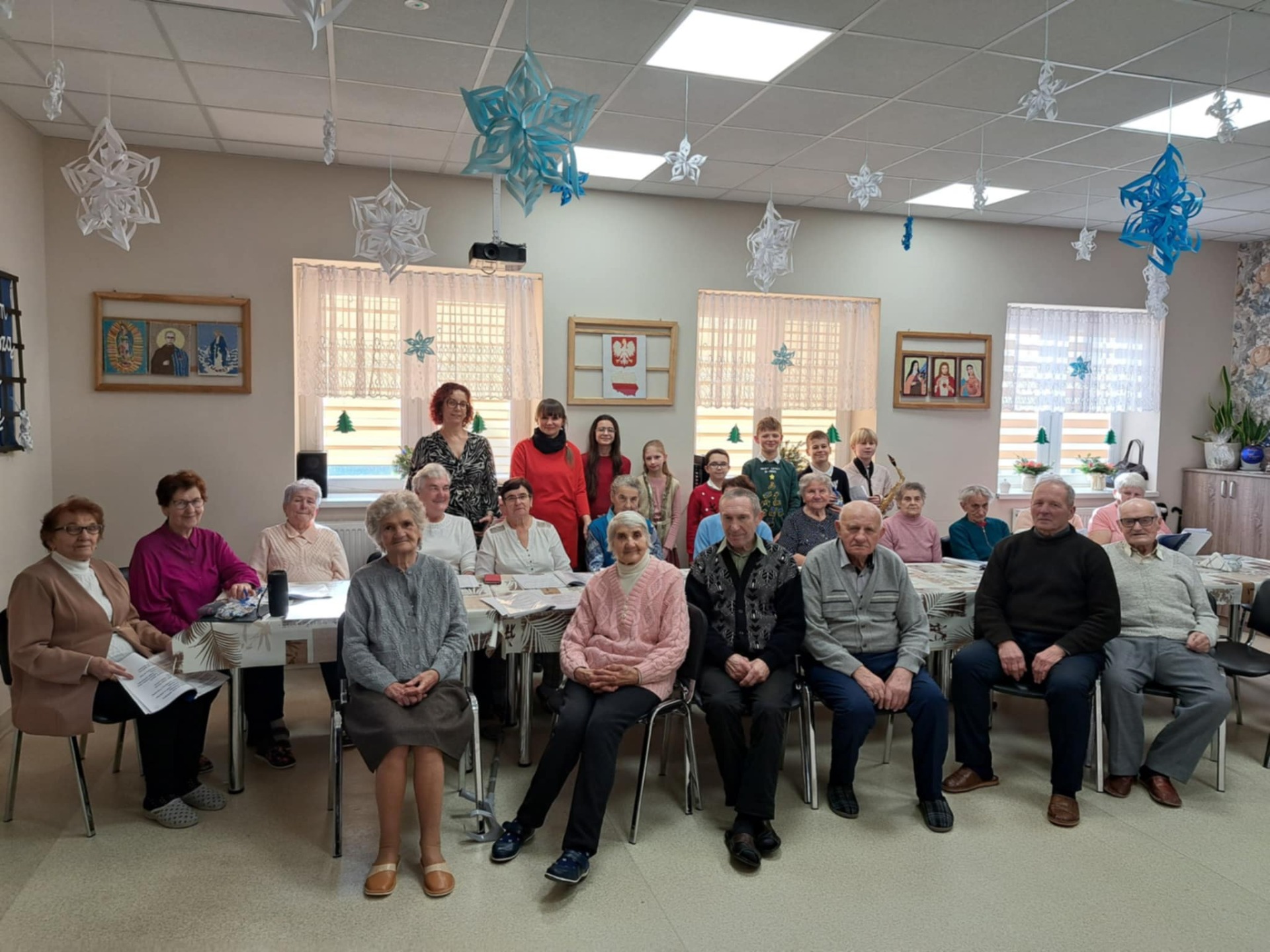 Świąteczna wizyta uczniów w DPSie